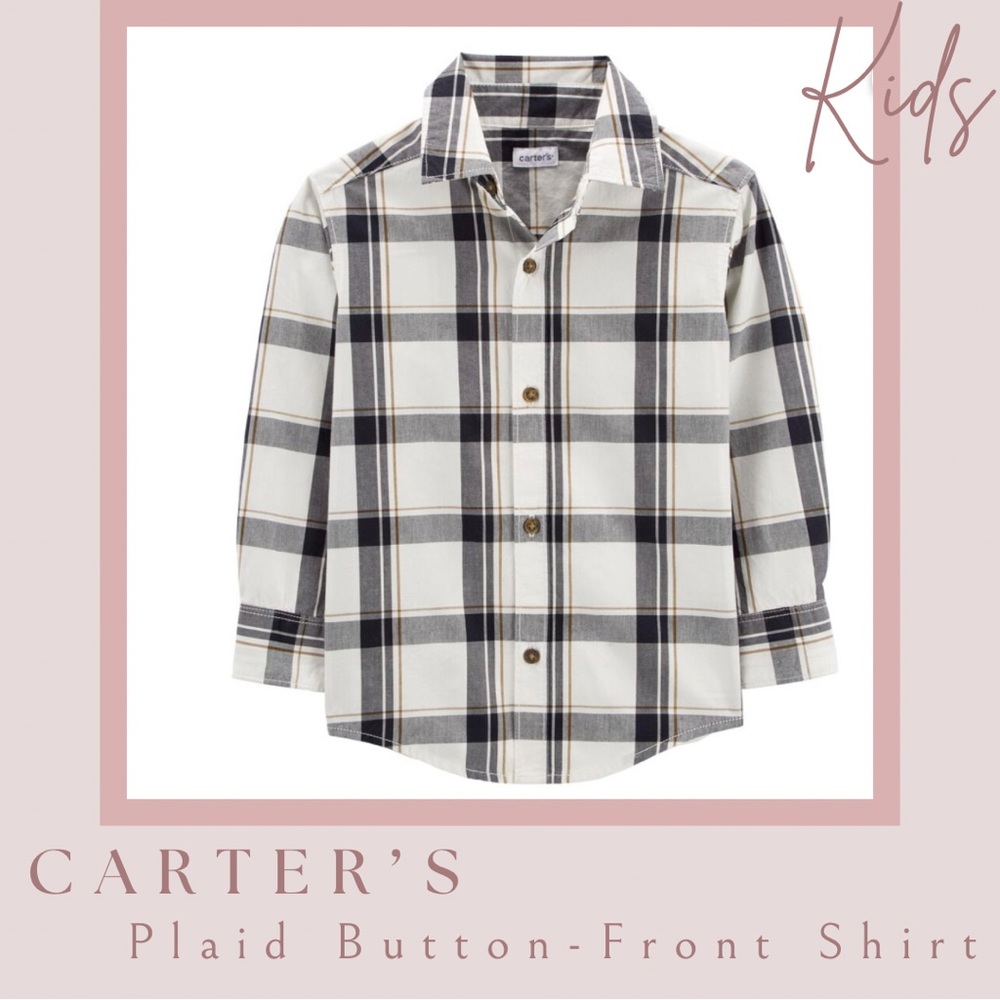 2 for $10/Carter’s Plaid Button-Front Shirt